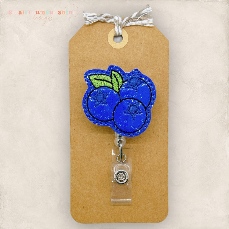 Blueberries Badge Topper