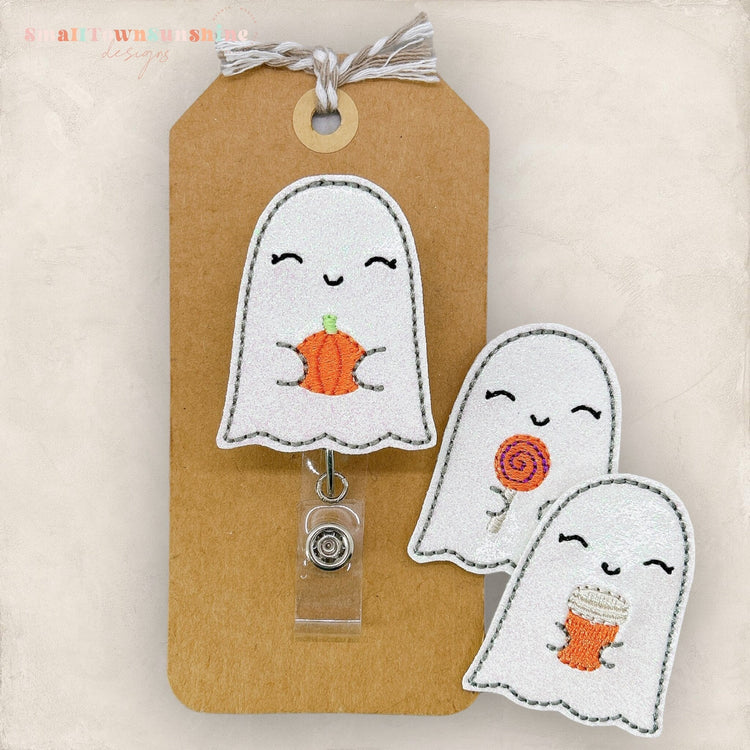Fun Ghost Badge Topper