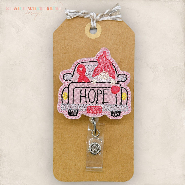 Breast Cancer Truck Badge Topper