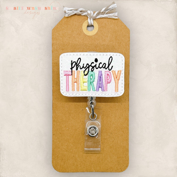 Physical Therapy Badge Topper