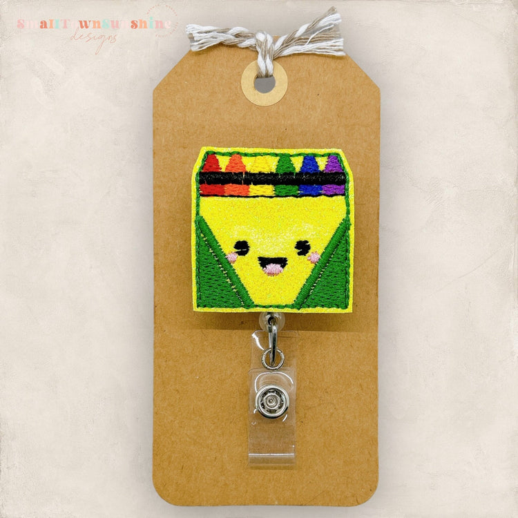 Box of Crayons Badge Topper