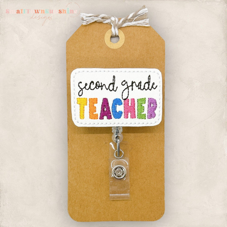 2nd Grade Badge Topper