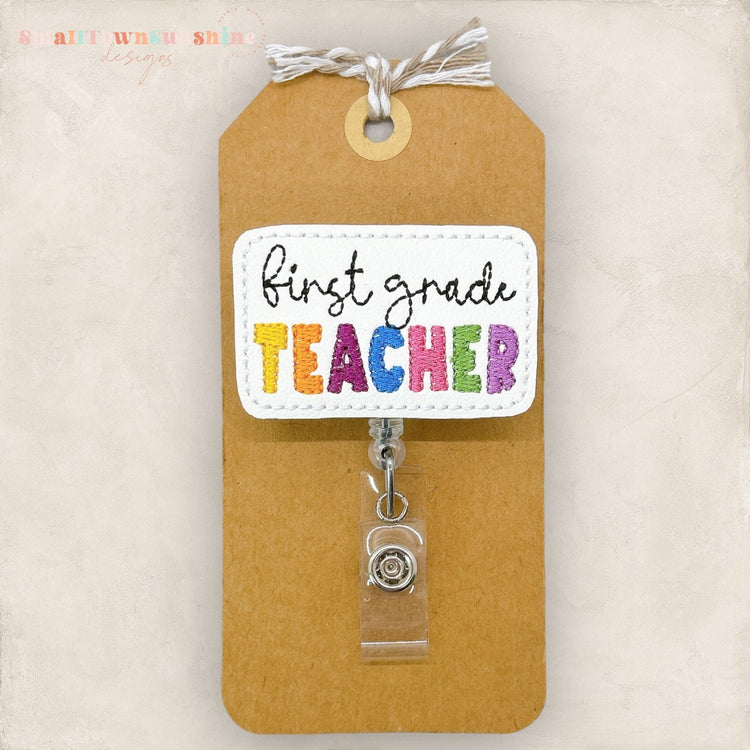 1st Grade Badge Topper