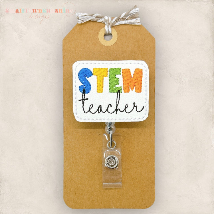 STEM Teacher Badge Topper