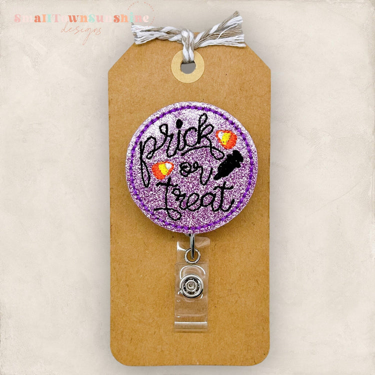 Prick or Treat Badge Topper