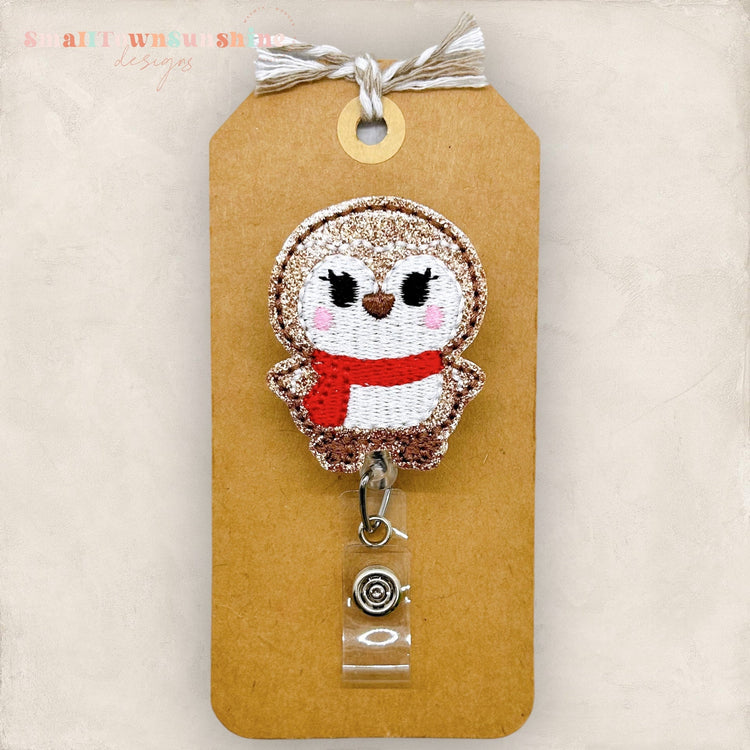 Gingerbread Penguin Badge Topper