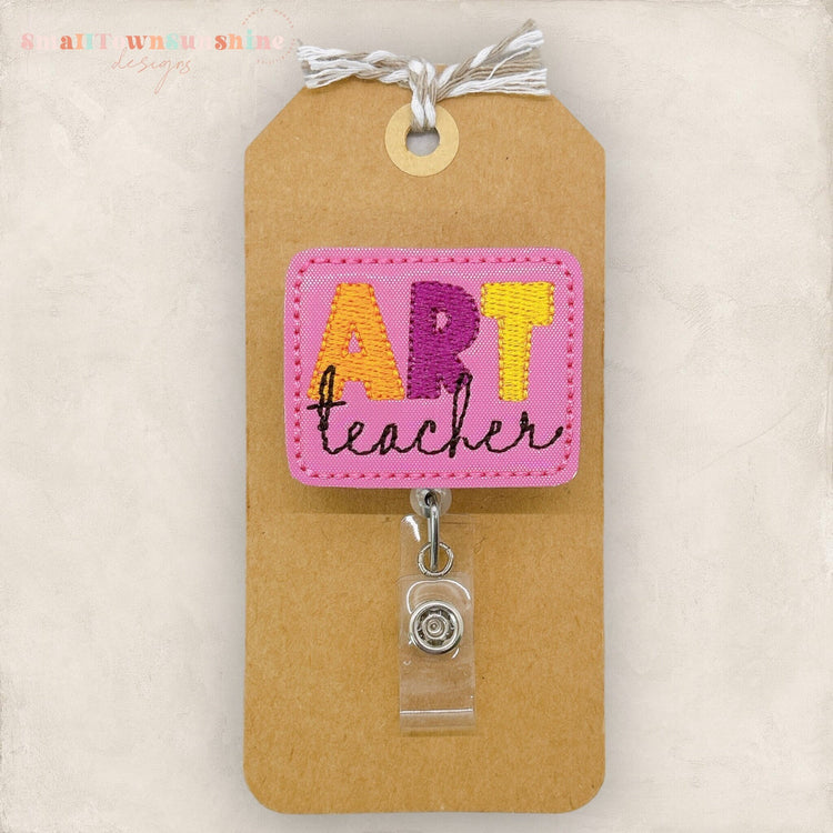 Art Teacher Badge Topper