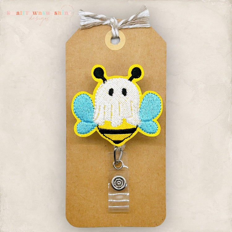 Bee Ghost Badge Topper