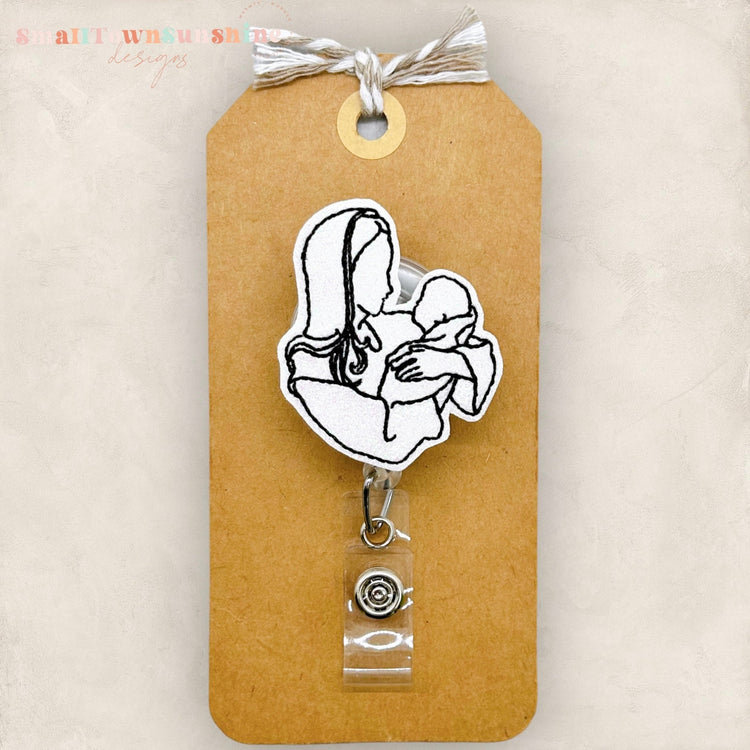 Mary and Jesus Badge Topper