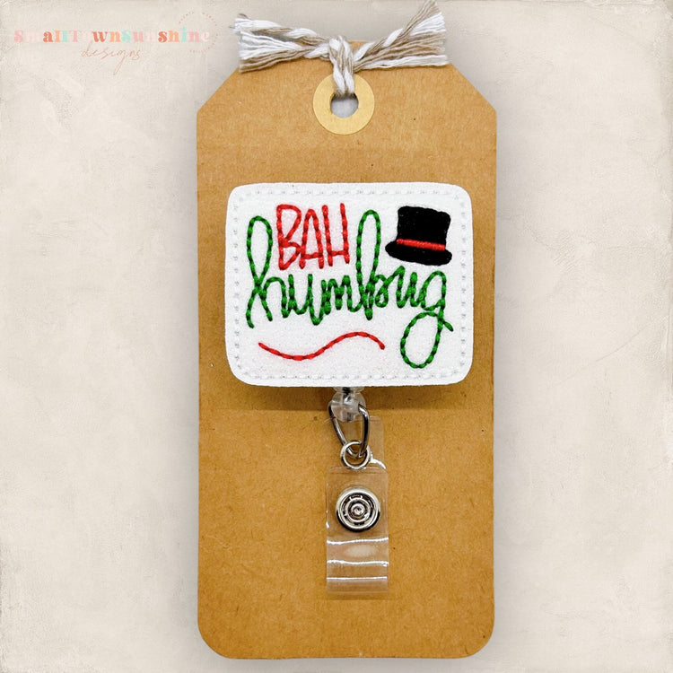Bah Humbug Badge Topper