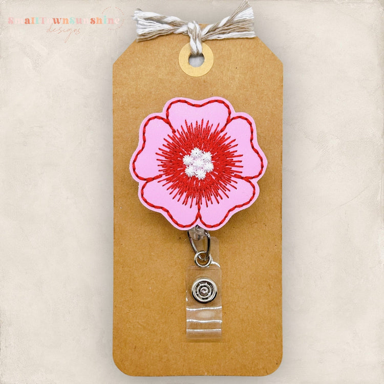 Valentine Flower Badge Topper