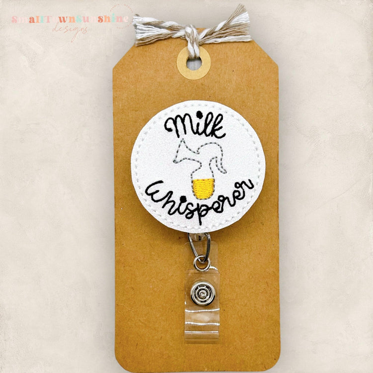 Milk Whisperer Badge Topper