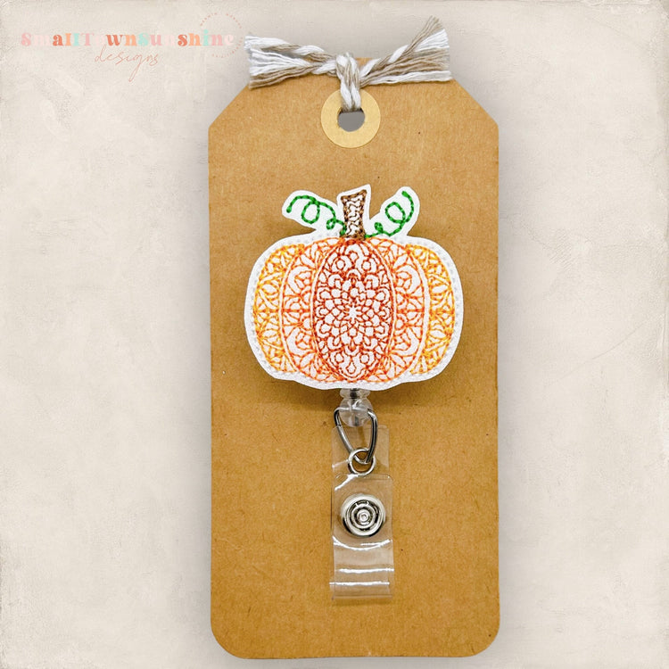 Vintage Pumpkin Badge Topper