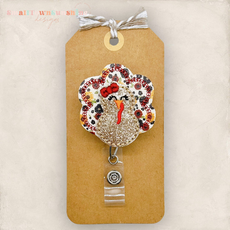 Autumn Turkey Badge Topper