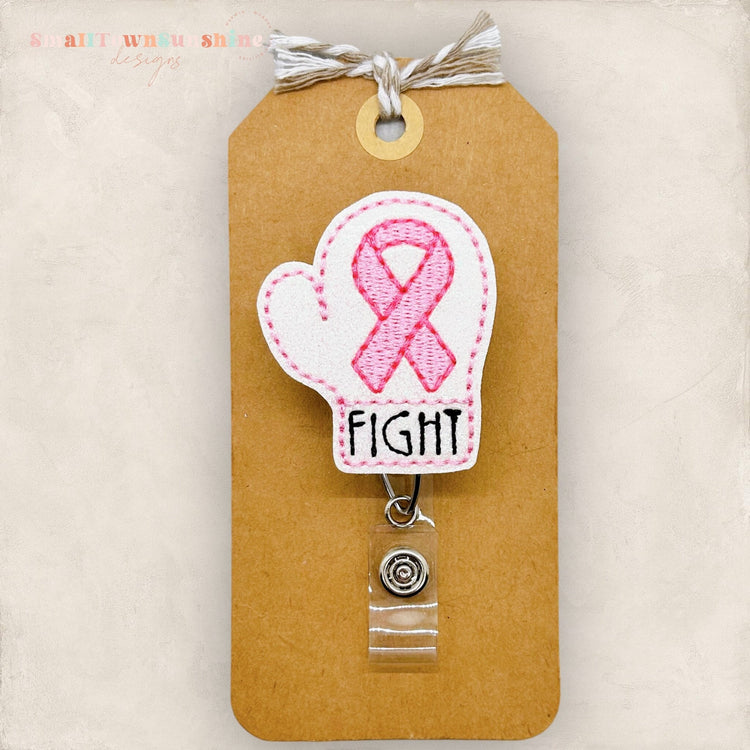 Breast Cancer Badge Topper