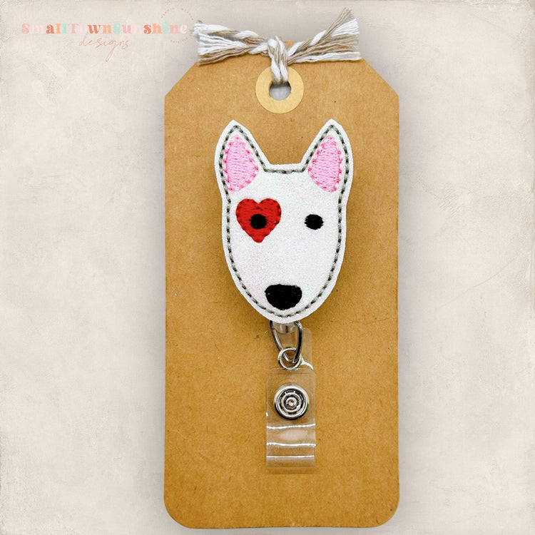 Valentine Pup Badge Topper