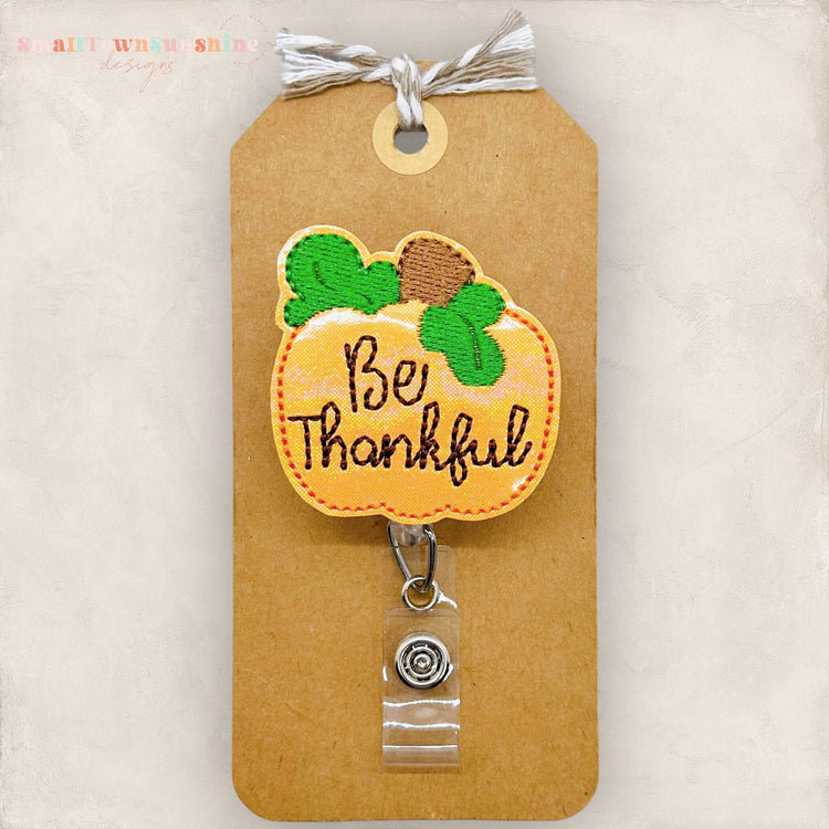 Be Thankful Badge Topper