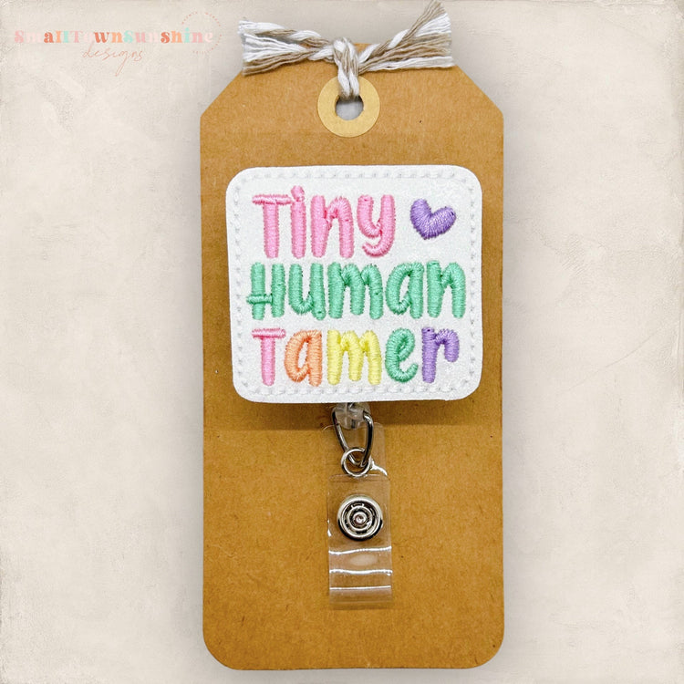 Tiny Human Tamer Badge Topper