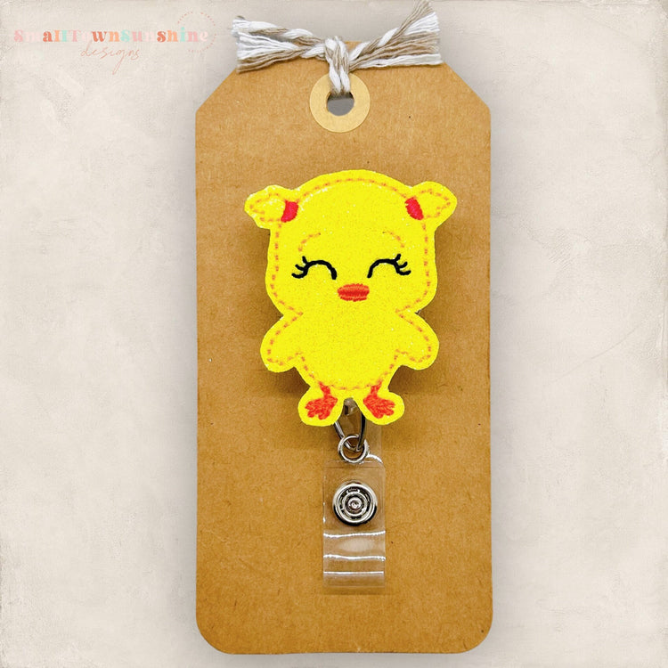 Pigtail Chick Badge Topper