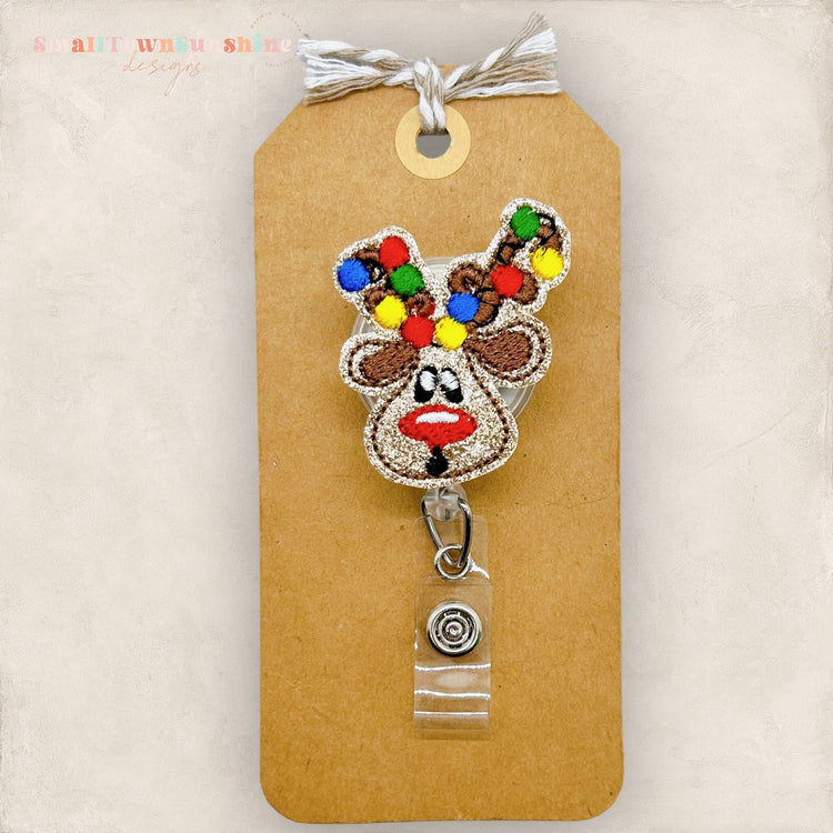 Reindeer Badge Topper