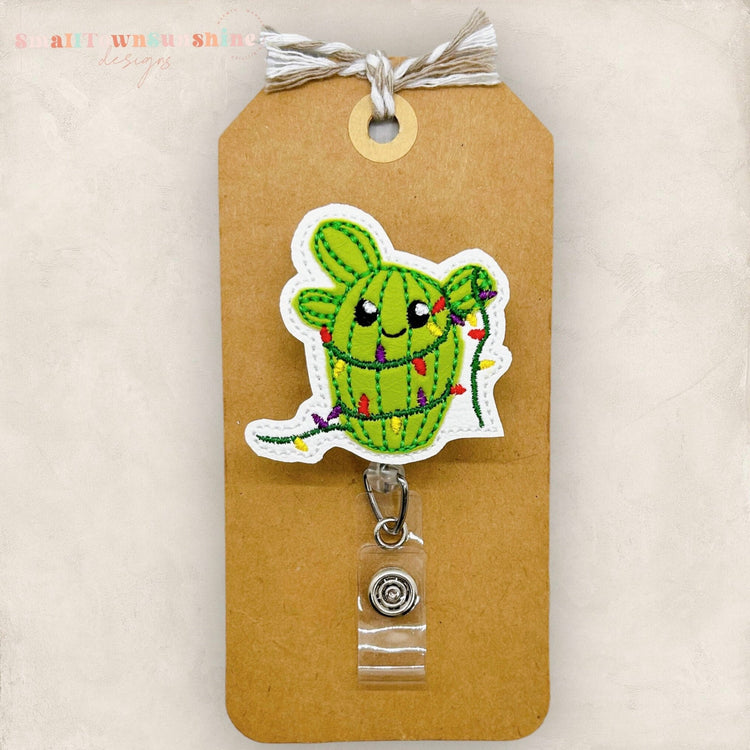 Christmas Cactus Badge Topper