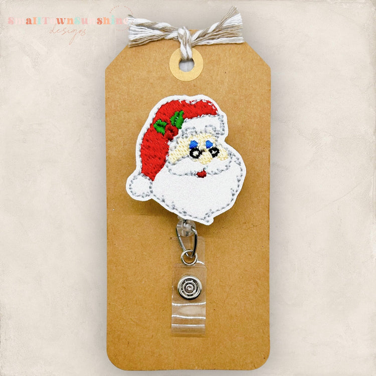Santa Badge Topper