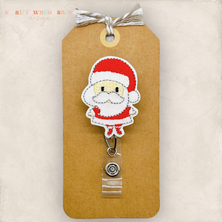Santa Badge Topper