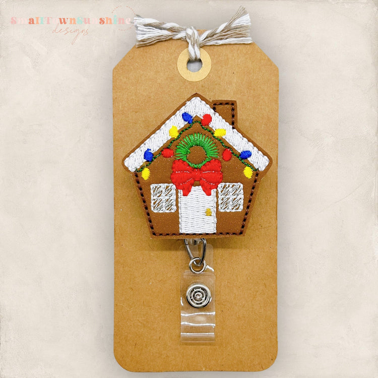 Gingerbread House Badge Topper