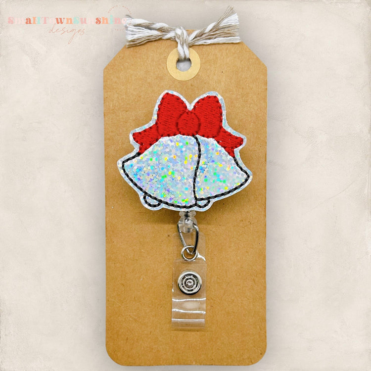 Silver Bells Badge Topper