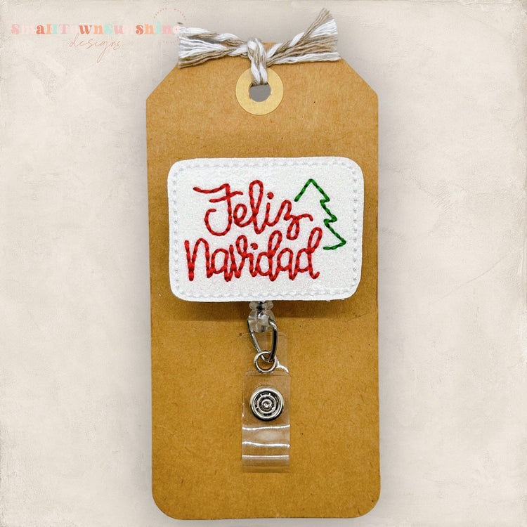 Feliz Navidad Badge Topper