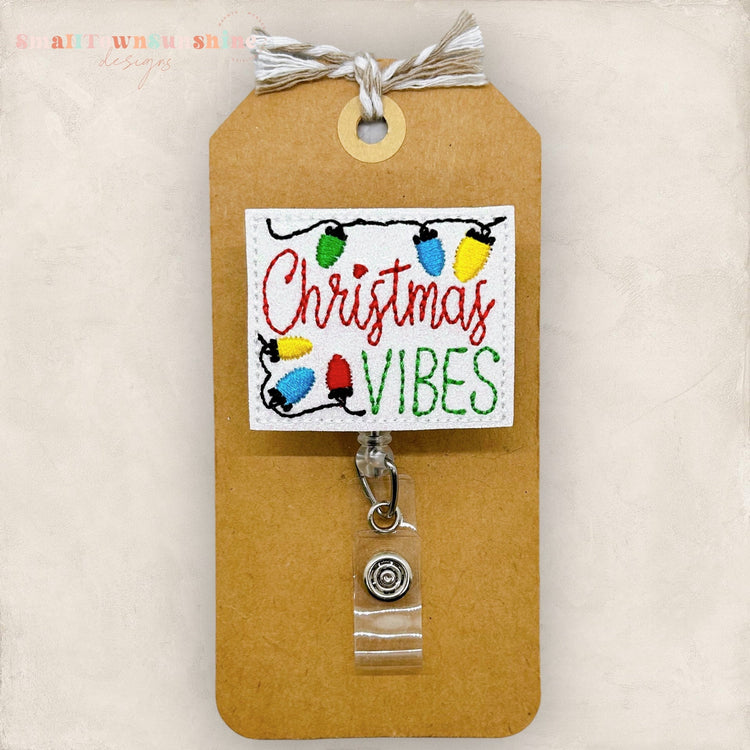 Christmas Vibes Badge Topper