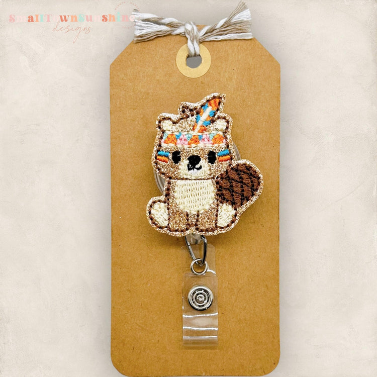 Thanksgiving Beaver Badge Topper