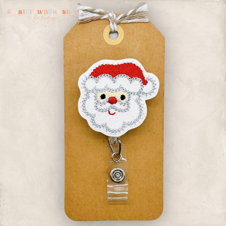 Santa Badge Topper