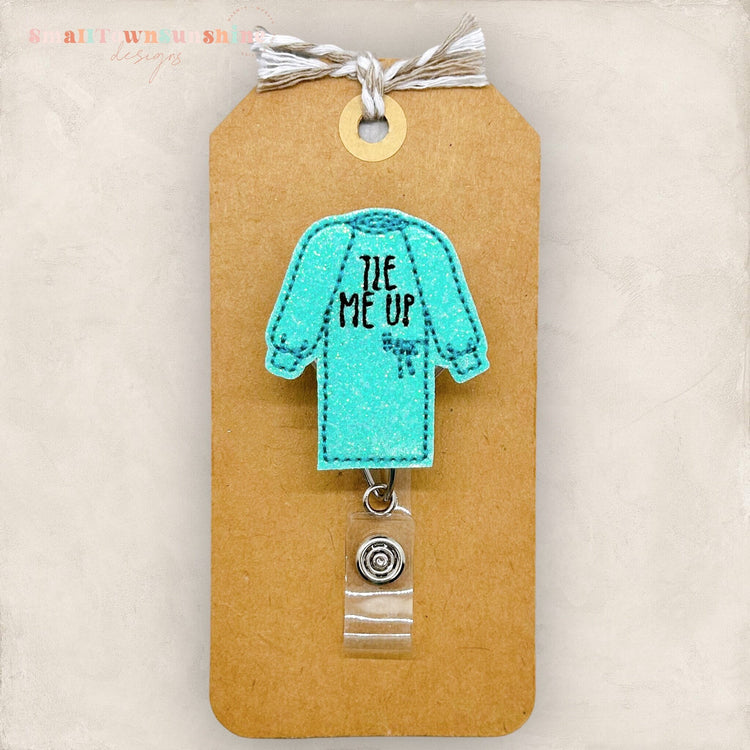 Tie Me Up Badge Topper