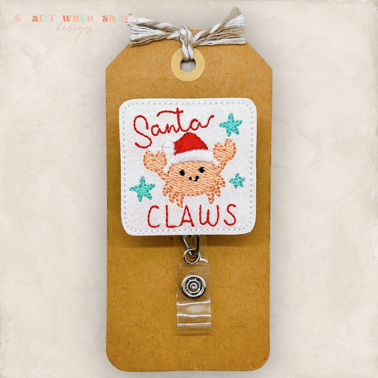 Santa Claws Badge Topper