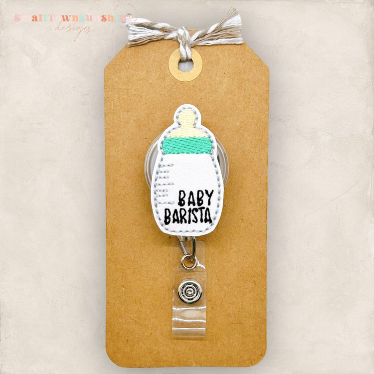 Baby Barista Badge Topper