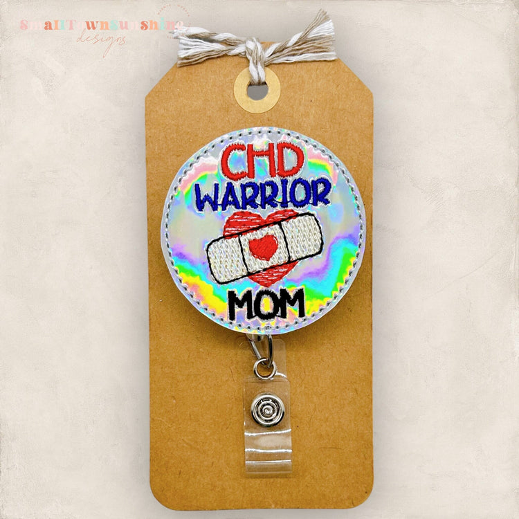 CHD Warrior Mom Badge Topper