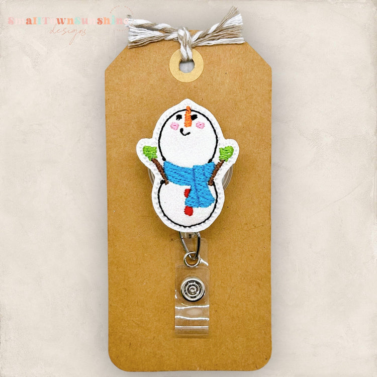 Snowman Badge Topper