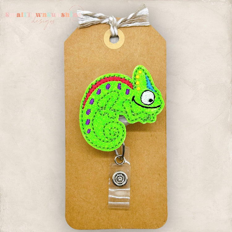 Chameleon Badge Topper