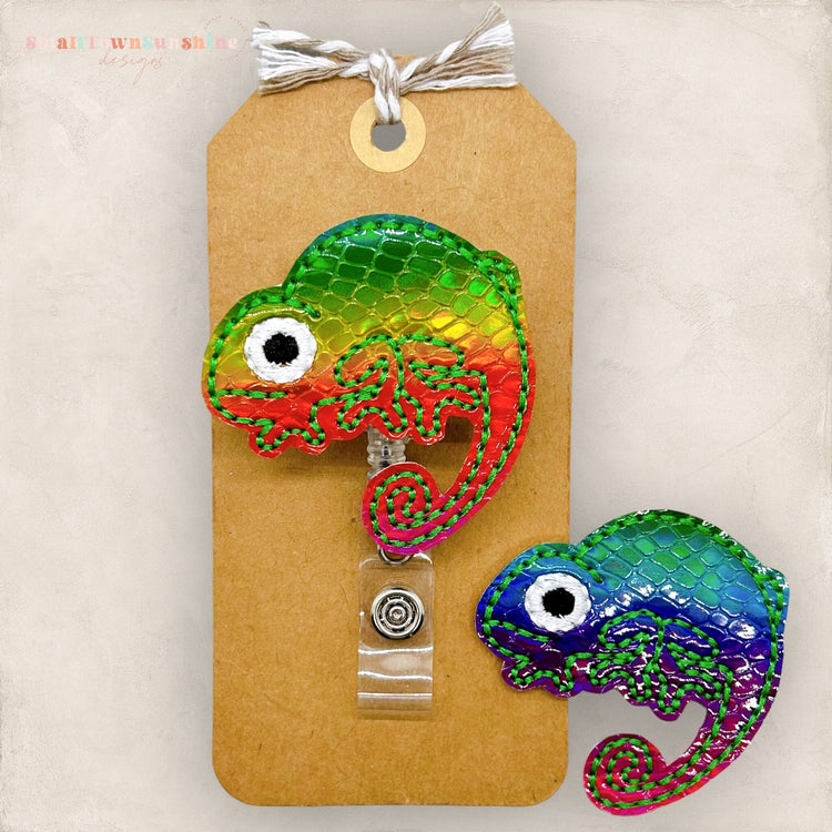 Chameleon Badge Topper