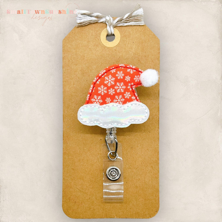 Santa Hat Badge Topper