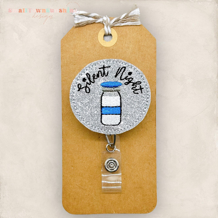 Silent Night Badge Topper