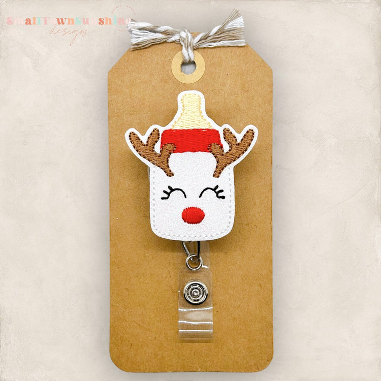 Reindeer Bottle Badge Topper