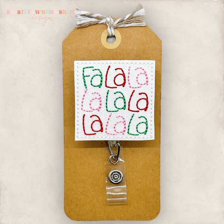 Fa La La Badge Topper