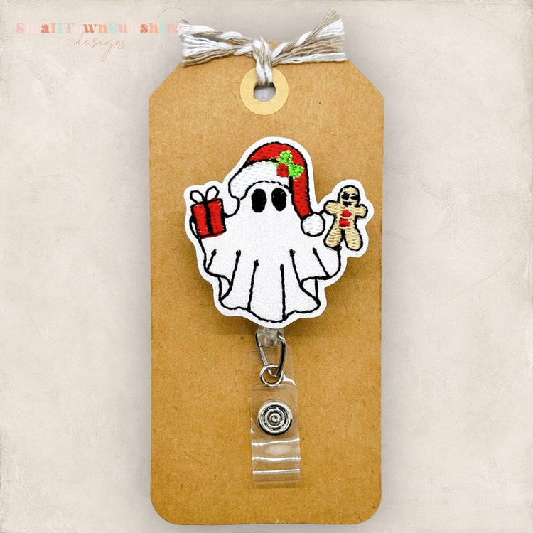 Ghost of Christmas Badge Topper