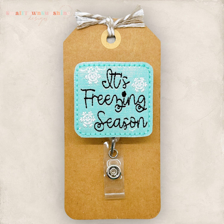 It’s Freezing Season Badge Topper
