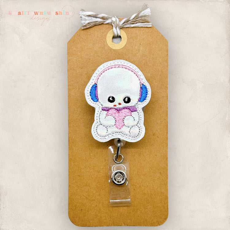 Snowman Love Badge Topper