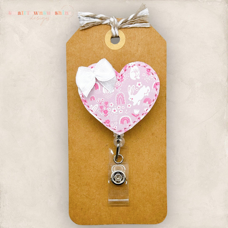 Bunny Heart Badge Topper