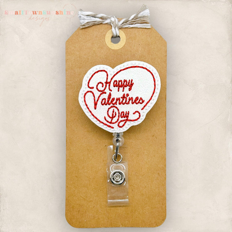 Happy Valentine's Day Badge Topper