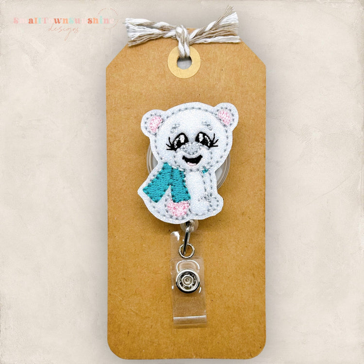 Winter Bear Badge Topper